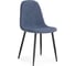 Стул Woodville на металлокаркасе lilu dark blue / black 15421 1