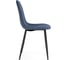 Стул Woodville на металлокаркасе lilu dark blue / black 15421 3