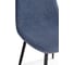 Стул Woodville на металлокаркасе lilu dark blue / black 15421 6