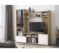 Готовая гостиная Woodville брия сонома / белый 540625