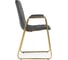 Стул Woodville на металлокаркасе lana dark grey / gold 15543 3
