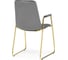 Стул Woodville на металлокаркасе lana dark grey / gold 15543 4