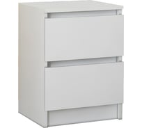 Прикроватная тумба Woodville косео 2 белый 540730