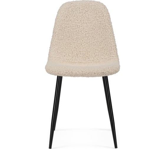 Стул Woodville на металлокаркасе lilu white / black 15419