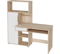 Письменный стол Woodville зануг дуб сонома / белый 369967