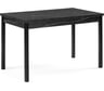 Деревянный стол Woodville центавр 120(160)х70x76 мрамор черный / черный матовый 550560