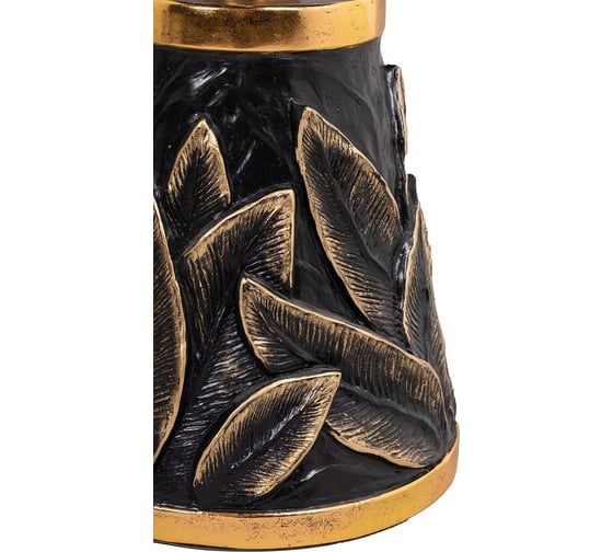 Кофейный журнальный столик BOGACHO Арт Leaves Gold черного цвета с золотом 17815/ЧерныйГолд