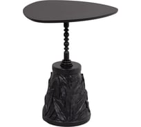 Кофейный журнальный столик BOGACHO Арт Leaves черного цвета 17814/черный