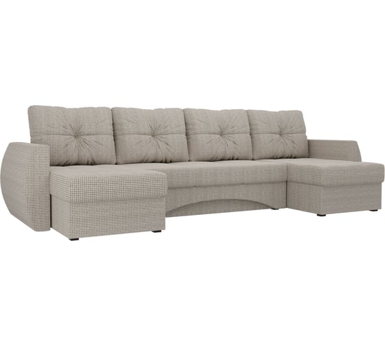 П-образный диван Лига диванов Сатурн полностью рогожка Корфу 02 101013 1