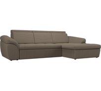 Угловой диван Лига диванов Мисандра правый полностью рогожка Корфу 03 101824