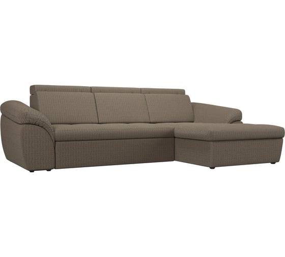 Угловой диван Лига диванов Мисандра правый полностью рогожка Корфу 03 101824 1