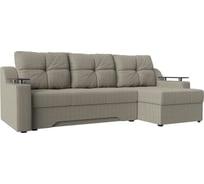 Угловой диван Лига диванов Сенатор правый полностью рогожка Корфу 02 102715