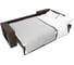 Угловой диван Лига диванов Эридан правый полностью экокожа коричневая 102100 8