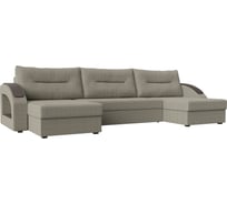 П-образный диван Лига диванов Канзас полностью рогожка Корфу 02 101207