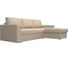 Угловой диван Лига диванов Траумберг правый полностью экокожа бежевая 108699 4