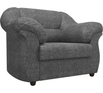 Кресло Лига диванов Карнелла полностью рогожка серая 109601