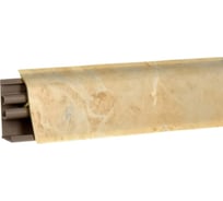 Плинтус для столешницы KORNER LB-381-6185 оникс бежевый, 3,0 м, ПВХ 20-381-0-6185