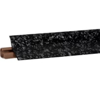 Плинтус для столешниц KORNER черное серебро 3 м LB-231-6114 20-231-0-6114