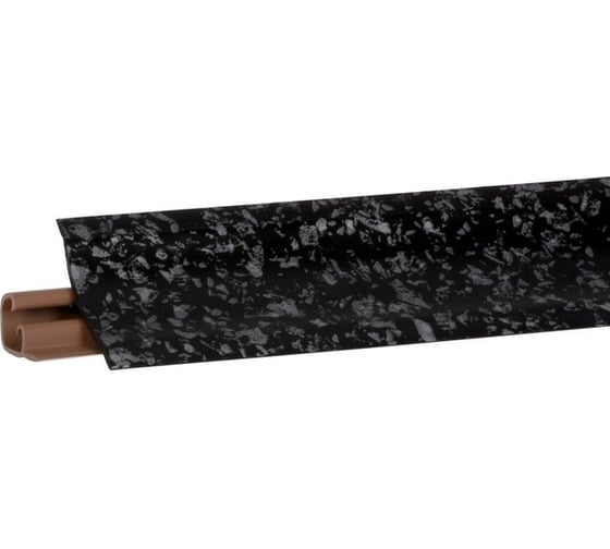 Плинтус для столешниц KORNER черное серебро 3 м LB-231-6114 20-231-0-6114