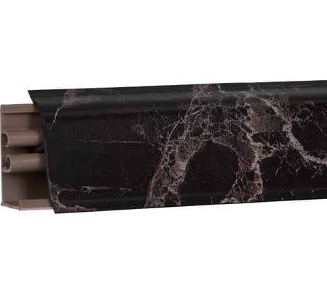 Плинтус для столешниц KORNER мрамор марквина черный 3 м ПВХ LB-381-6094 20-381-0-6094