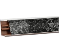 Плинтус для столешниц KORNER LB-37-367 мрамор черный, 3 м 20-37-0-367