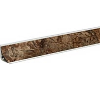 Плинтус для столешниц KORNER LB15 Аламбра темная, 3 м 20-15-0-6133