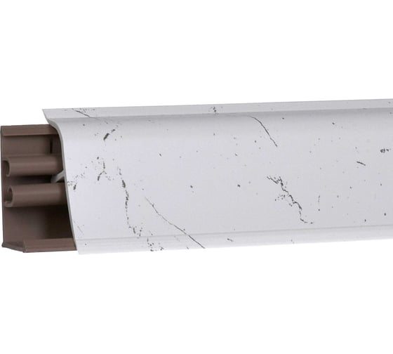 Плинтус для столешниц KORNER LB-381-6156 мрамор марквина белый, 3 м, ПВХ 20-381-0-6156