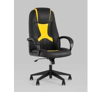 Игровое кресло Стул Груп Topchairs st-cyber 8 черный/желтый, экокожа, крестовина пластик ST-CYBER 8 YELLOW