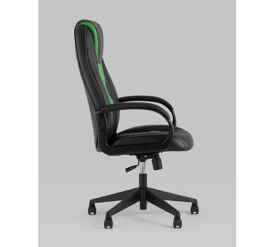 Игровое кресло Стул Груп Topchairs st-cyber 8 черный/салатовый, экокожа, крестовина пластик ST-CYBER 8 LGREEN