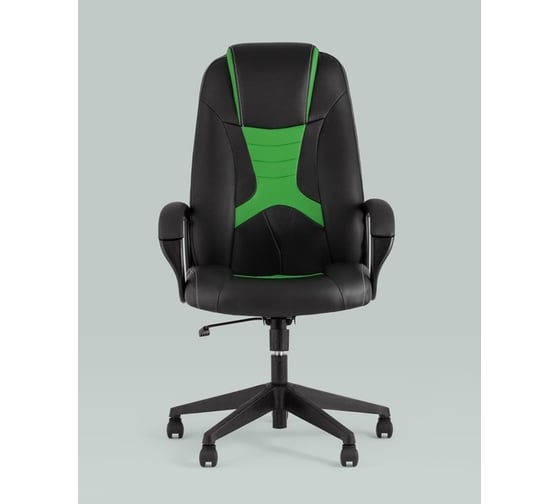 Игровое кресло Стул Груп Topchairs st-cyber 8 черный/салатовый, экокожа, крестовина пластик ST-CYBER 8 LGREEN
