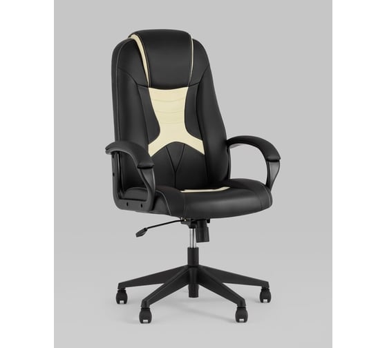 Игровое кресло Стул Груп Topchairs st-cyber 8 черный, экокожа, крестовина пластик ST-CYBER 8 BLACK