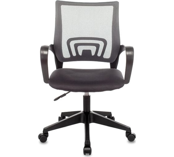 Кресло оператора Стул Груп Topchairs st-basic темно-серый tw-04 tw-12, сетка/ткань, крестовина пластик ST-BASIC/GREY