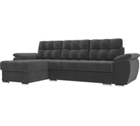 Угловой диван Лига диванов Нэстор левый угол полностью велюр серый 109810L