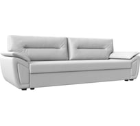 Прямой диван Лига диванов Нэстор Лайт полностью экокожа белая 117606