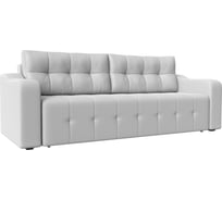 Прямой диван Лига диванов Лиссабон полностью экокожа белая 117497