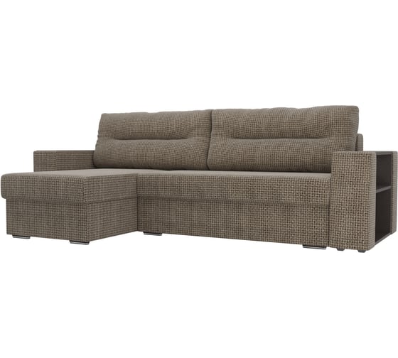 Угловой диван Лига диванов Эридан левый полностью рогожка Корфу 03 102103L 1