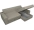 Угловой диван Лига диванов Майами правый основа рогожка Корфу 02, подушки рогожка К-02/микровельвет кор/рогожка к-02 114944 10