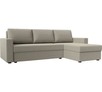 Угловой диван Лига диванов Траумберг Лайт правый полностью рогожка Корфу 02 117141