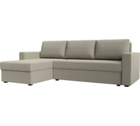 Угловой диван Лига диванов Траумберг Лайт левый полностью рогожка Корфу 02 117141L