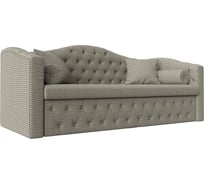 Прямой диван Лига диванов Мечта полностью рогожка Корфу 02 112866