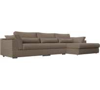 Угловой диван Лига диванов Пекин Long правый полностью рогожка корфу 03 115444