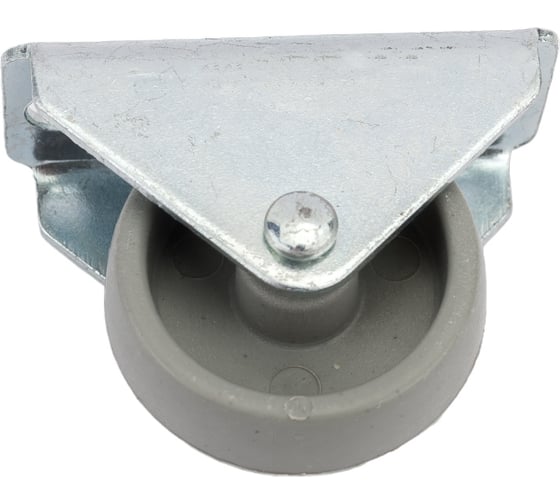 Выкатной неповоротный ролик Tech-Krep C.3, D30 мм, серый нейлон - накл. 148456