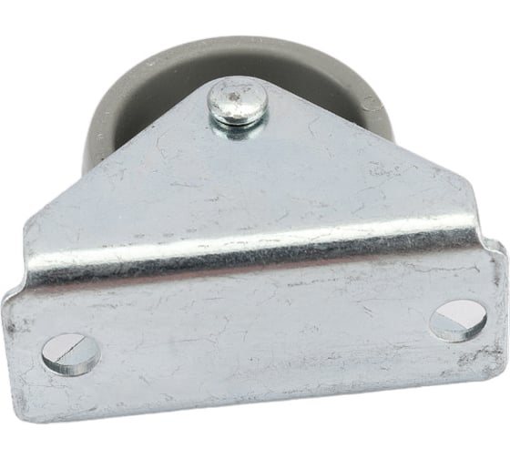Выкатной неповоротный ролик Tech-Krep C.3, D30 мм, серый нейлон - накл. 148456