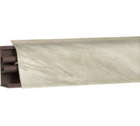 Плинтус для столешницы KORNER LB-381-628 мрамор каррара темный 3,0 м ПВХ 20-381-0-628