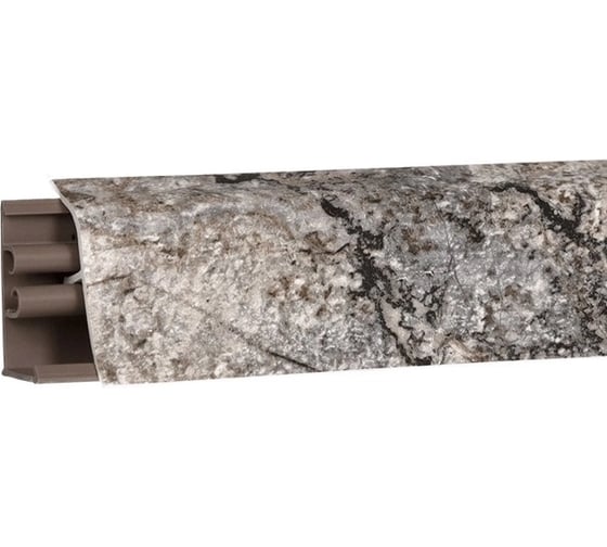 Плинтус для столешницы KORNER LB-381-6086 серый мрамор 3,0 м ПВХ 20-381-0-6086