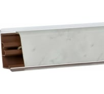Плинтус для столешницы KORNER LB-37-340 мрамор белый 3,0 м 20-37-0-340