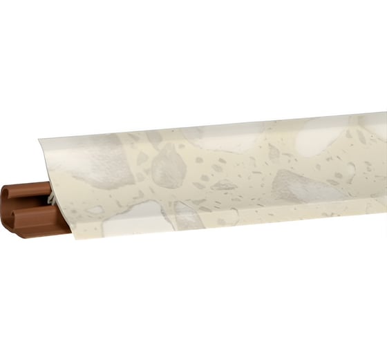 Плинтус KORNER LB-231-6024 Белые камешки 3.0 м 20-231-0-6024 1