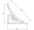 Плинтус KORNER Аламбра LB-231-6012 3.0 м 20-231-0-6012 2