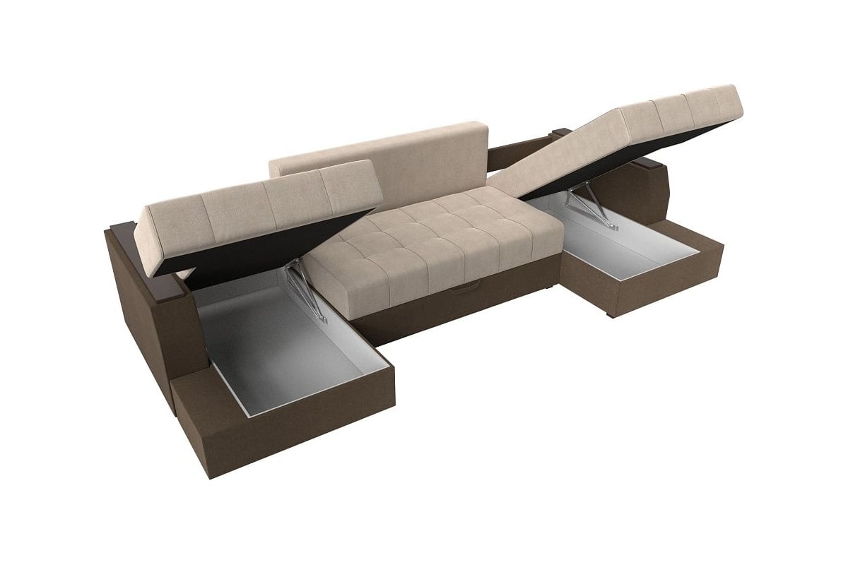 П-образный диван Эмир Лига диванов 110928 - выгодная цена, отзывы ...