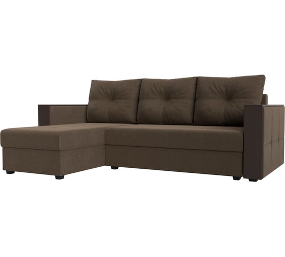 Угловой диван Валенсия Лайт левый угол Лига диванов 117762L 1